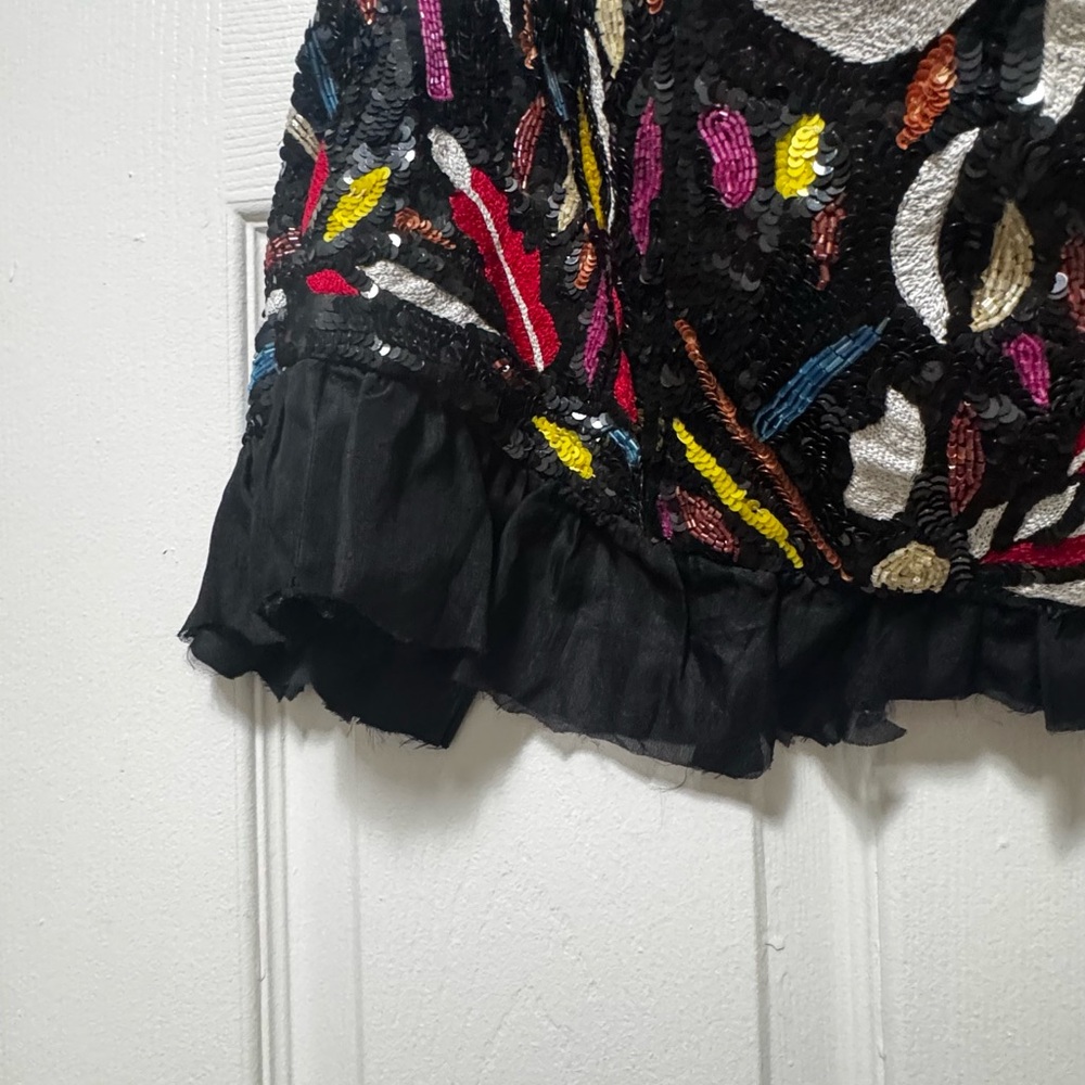 NWT Colorful Patterned Women's Corset Top - Picture 11 of 12